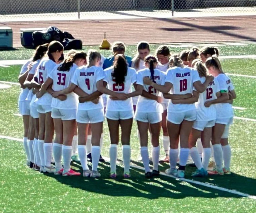 The McPherson high school women’s soccer team. 