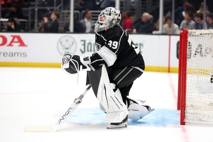 Cam Talbot and the Los Angeles Kings will try to avoid elimination on Wednesday night.