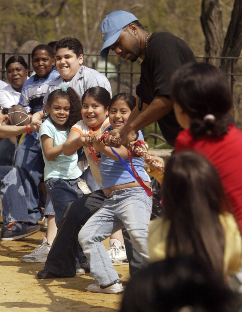 In Central Park this afternoon, an Easter celebration for children was held