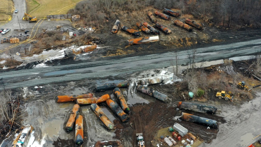 Norfolk Southern train derailment