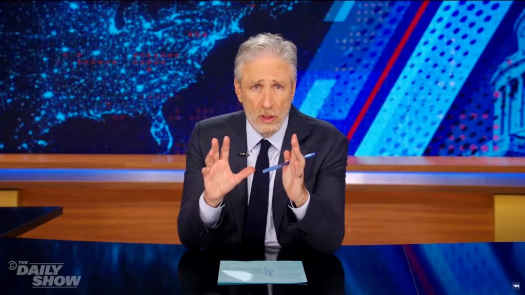 Jon Stewart, host of Comedy Central's "Daily Show," said President Biden's age should preclude him from being commander in chief.