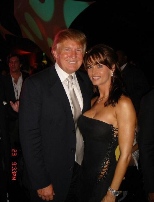Donald Trump and Karen McDougal.