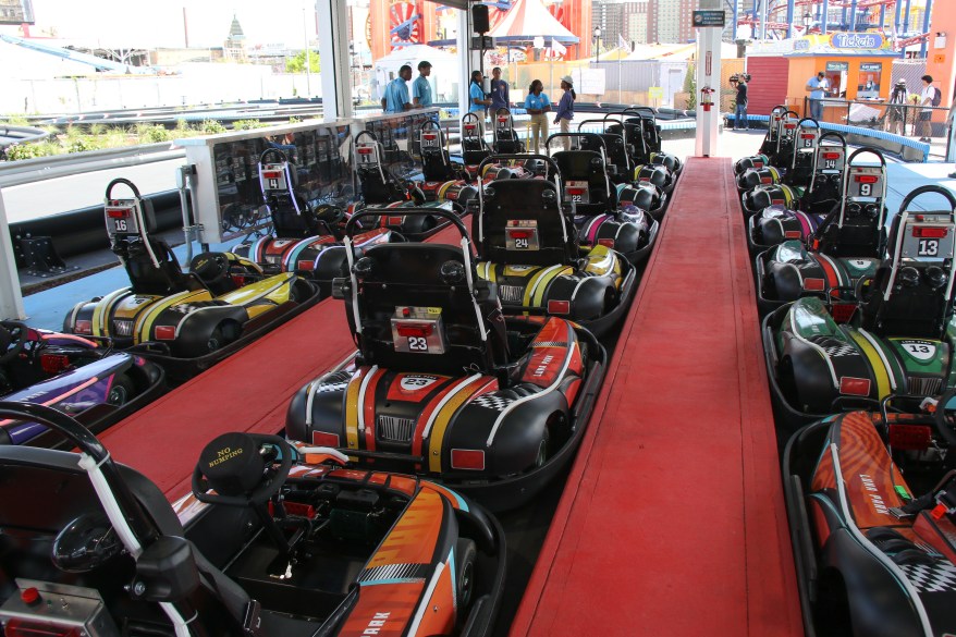 Electric Eden Raceway, Luna Park in Coney Island, Brooklyn.