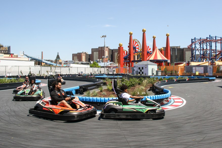 Electric Eden Raceway, Luna Park in Coney Island, Brooklyn.