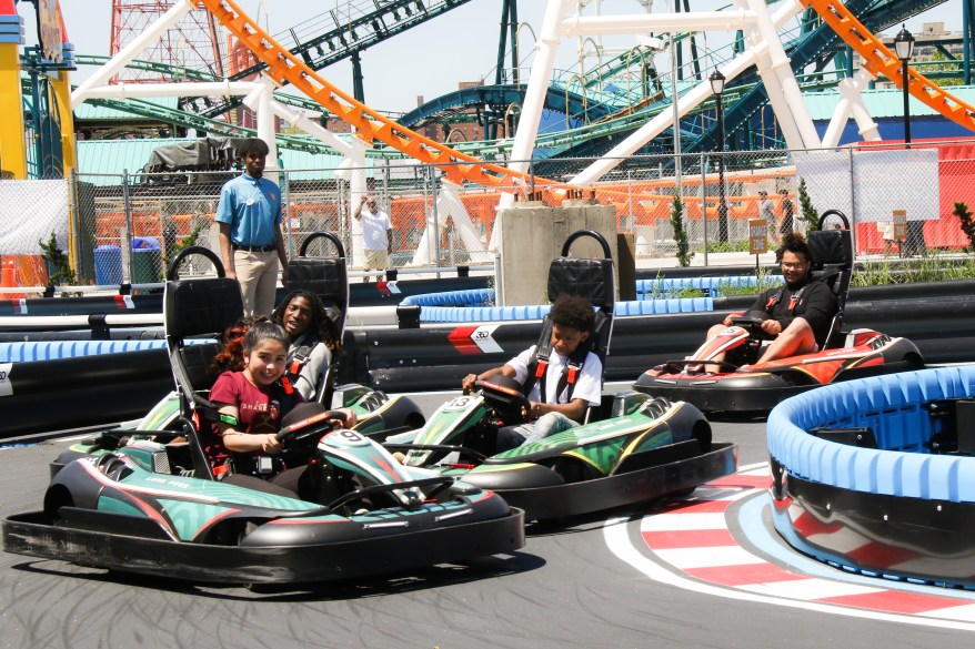 Electric Eden Raceway, Luna Park in Coney Island, Brooklyn.