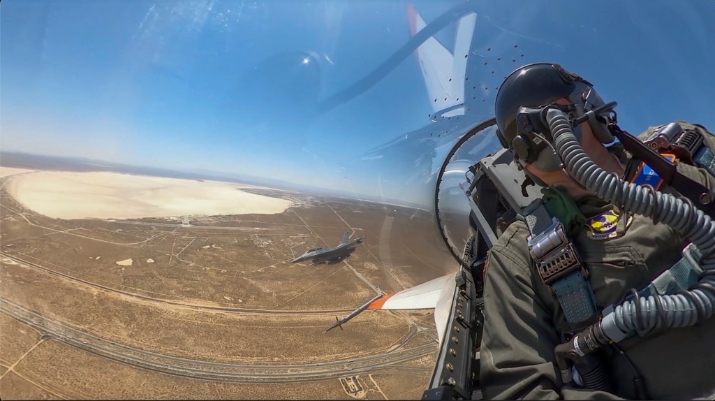 U.S. Air Force shows Air Force Secretary Frank Kendall 