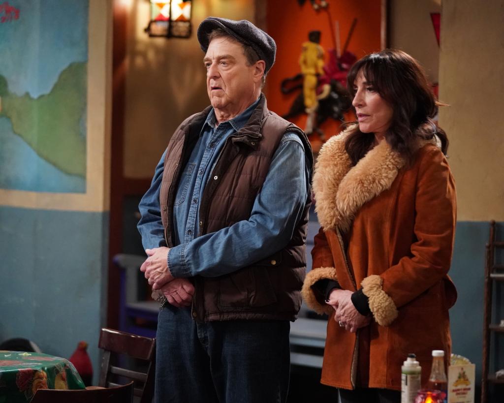 John Goodman and Katey Sagal in "The Conners." 