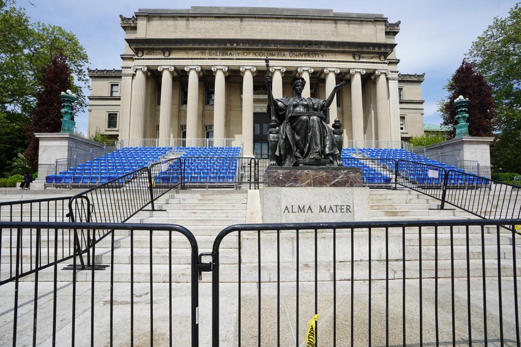 Columbia University has canceled its university-wide commencement ceremony May 15.