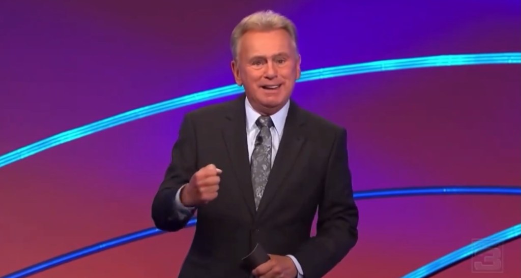 Pat Sajak on "Wheel of Fortune"