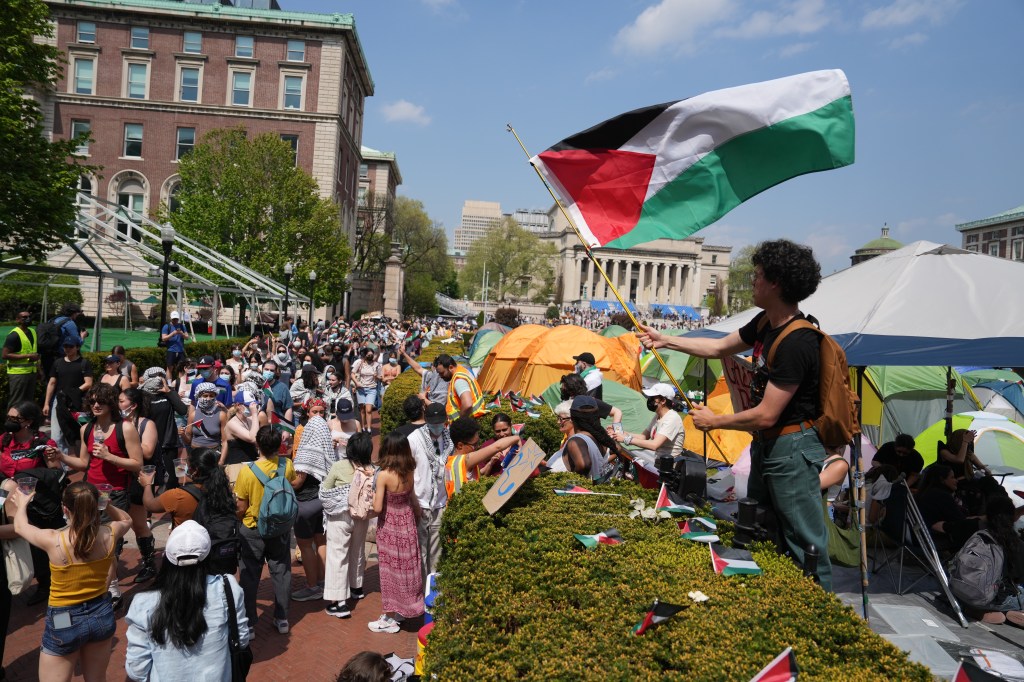 Student protests at Columbia