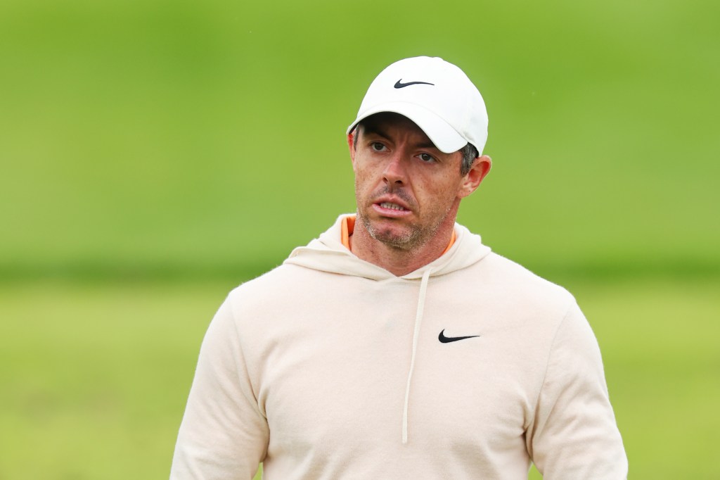 Rory McIlroy was seen preparing for the PGA Championship on Tuesday after news of his divorce broke.