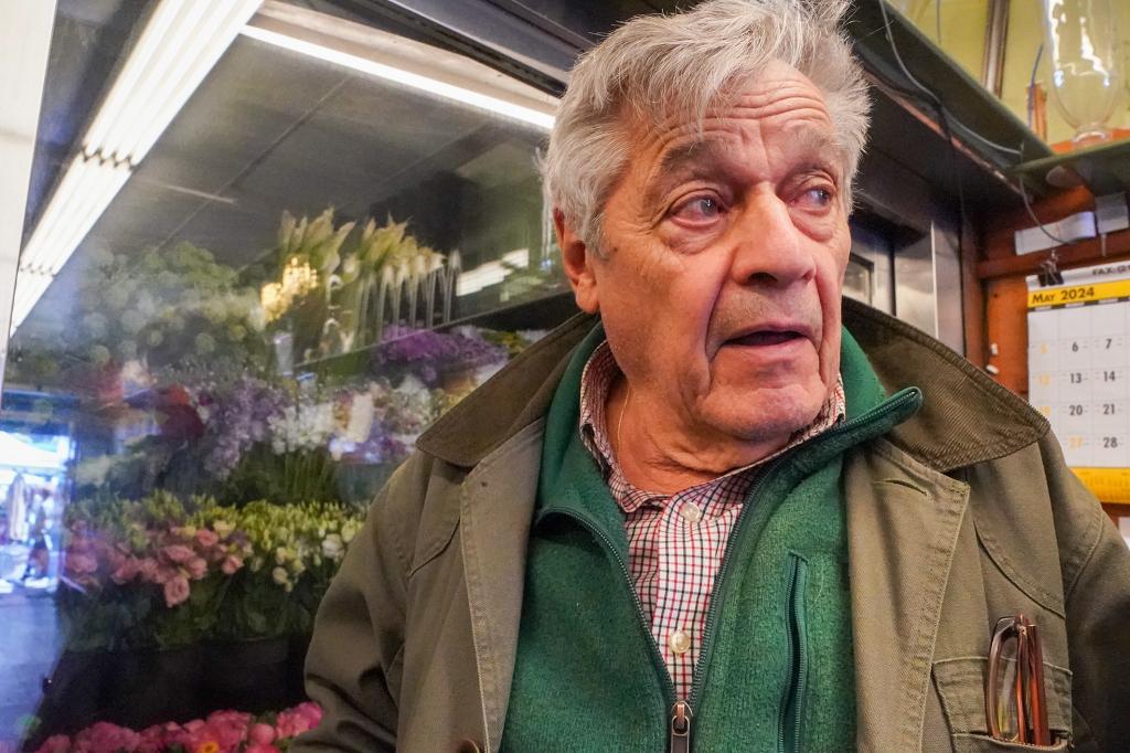 Sam Rosenberg, 86, owner of Superior Florist.