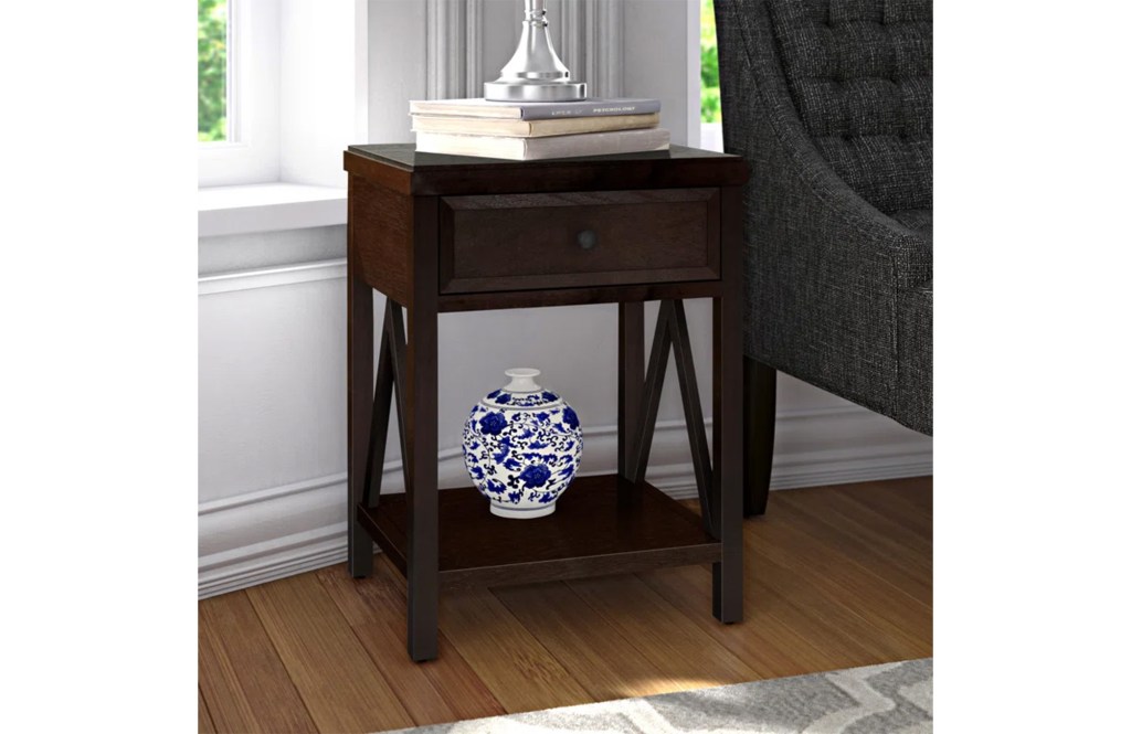 Nadeau Wood Nightstand
