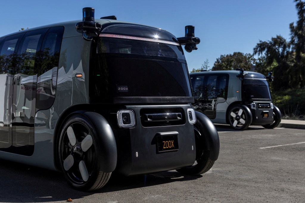 Self-driving Zoox vehicle