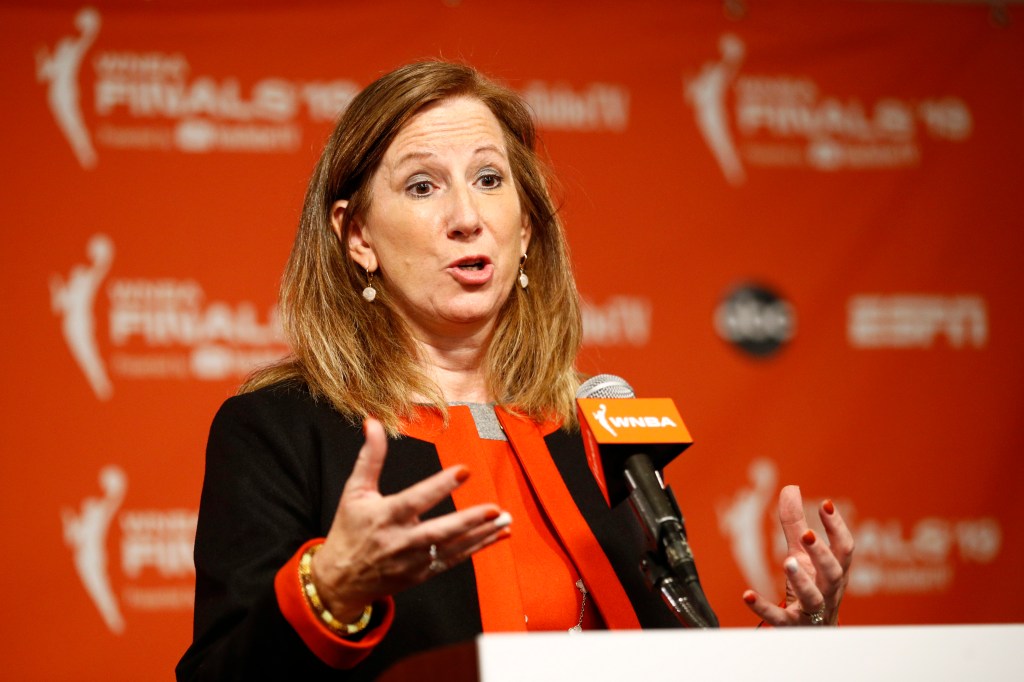 WNBA commissioner Cathy Engelbert.