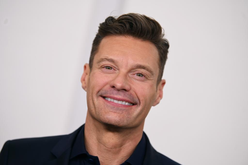 Ryan Seacrest at the Disney 2024 upfront presentation held at North Javits Center on May 14, 2024 in New York City.