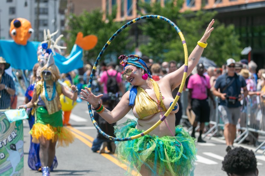 The Mermaid Parade is the country's largest art parade.