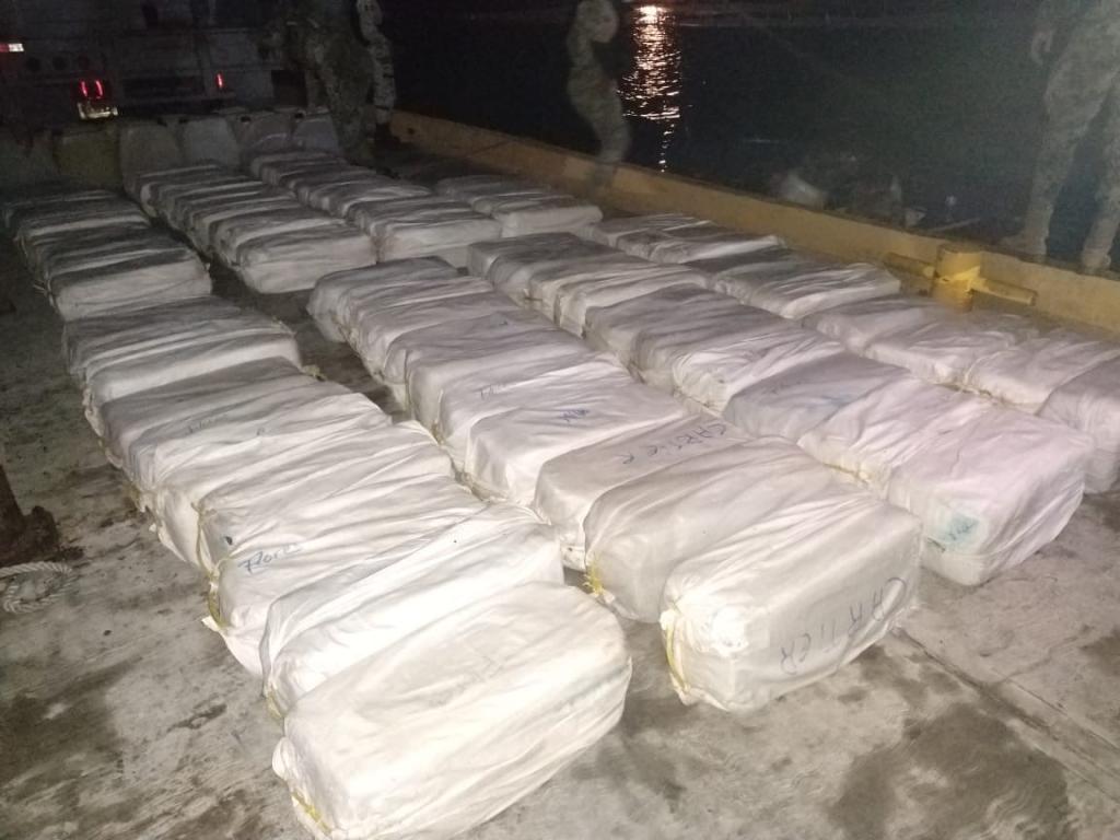 Bricks of cocaine seized by the DEA in Mexico.