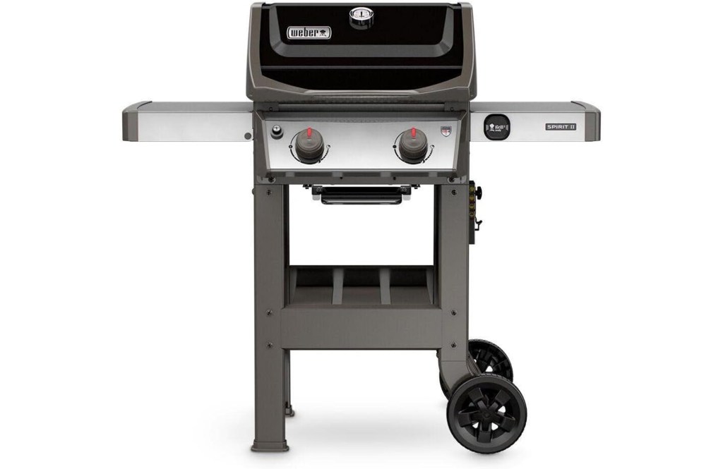 Weber Spirit II E-210 2-Burner Liquid Propane Grill, 48 x 26 x 57 inches, Black
