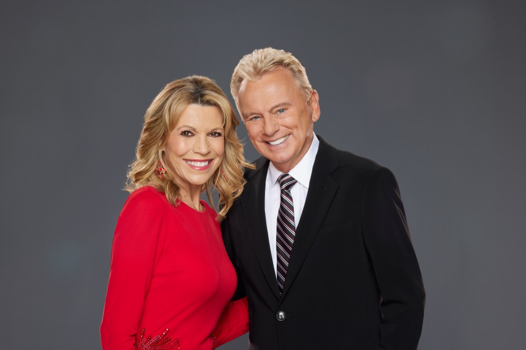 Pat Sajak and Vanna White. 