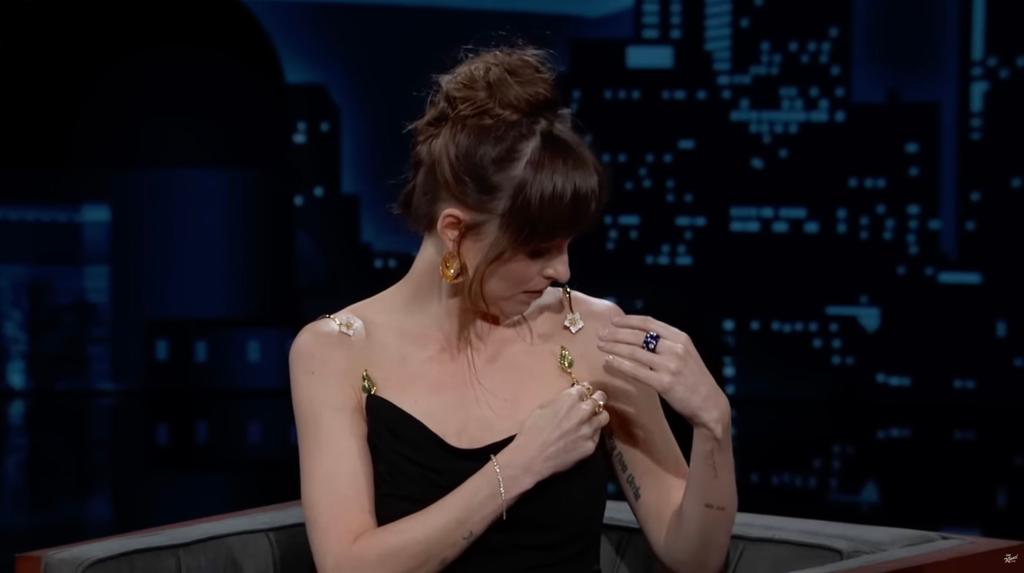 Dakota Johnson on "Jimmy Kimmel Live!" on June 19, 2024.