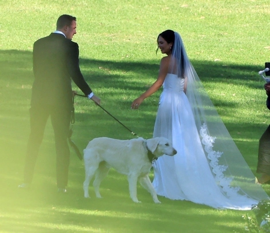 Jared Goff and Christen Harper got married in a stunning outdoor ceremony at Ojai Valley Inn in Ojai, California on Saturday, June 22, 2024.