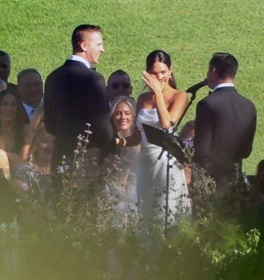 Jared Goff and Christen Harper got married in a stunning outdoor ceremony at Ojai Valley Inn in Ojai, California on Saturday, June 22, 2024.