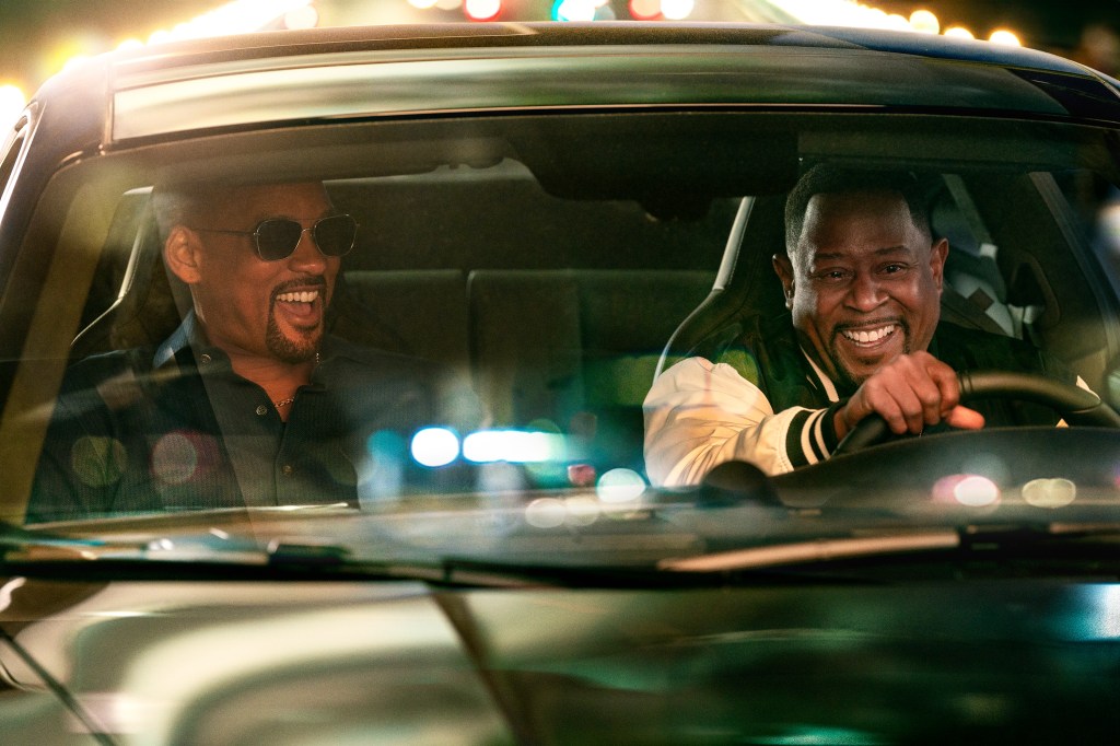 This image released by Sony Pictures shows Will Smith, left, and Martin Lawrence in "Bad Boys: Ride or Die."