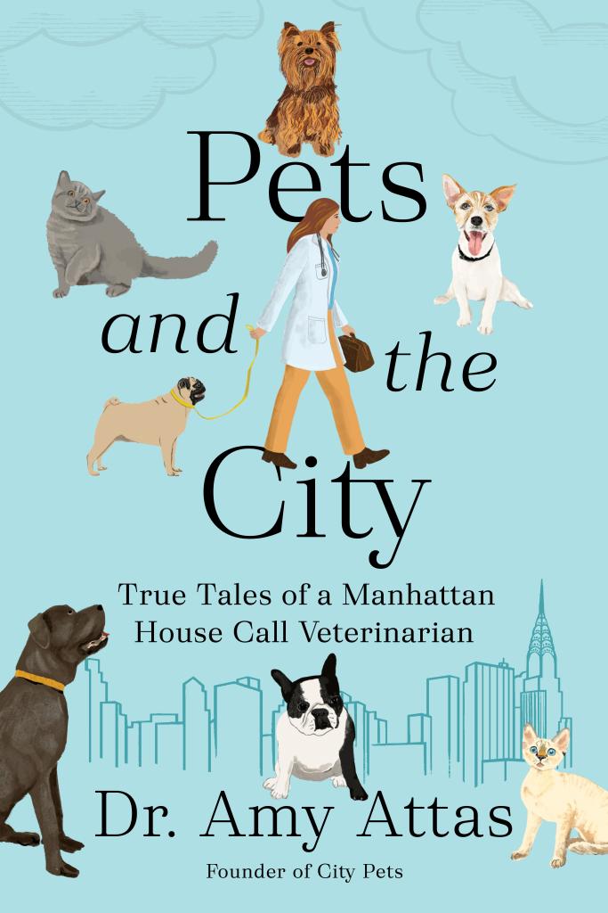 "Pets and the City" book cover. 