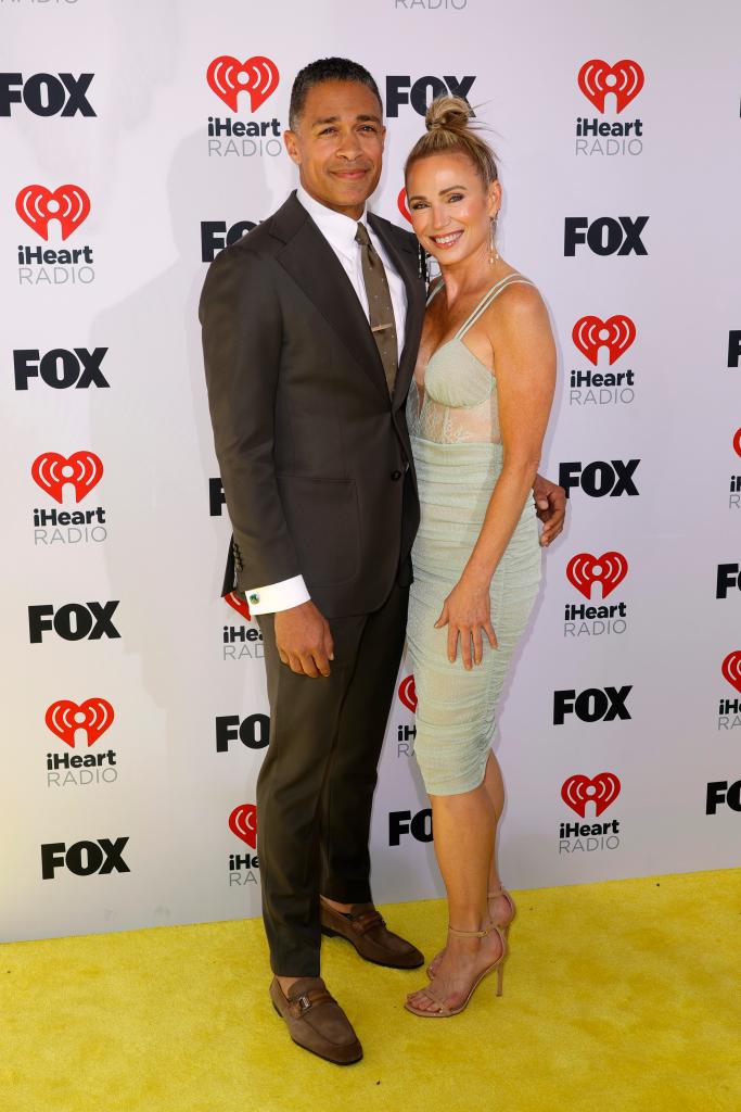 T.J. Holmes and Amy Robach at the 2024 iHeartRadio Music Awards