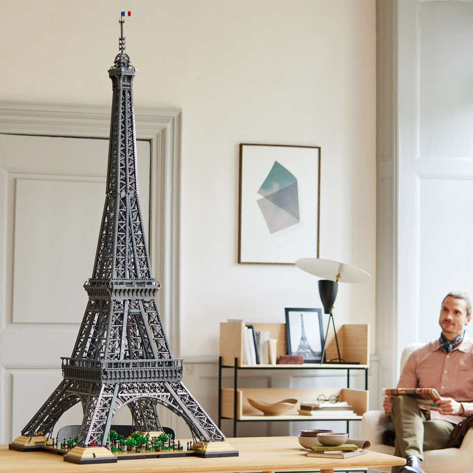 Lego sets like its Eiffel Tower fetch into the high hundreds.