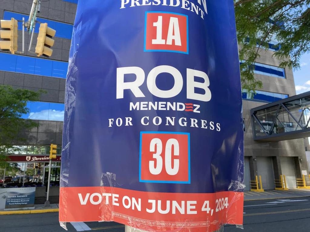 Robert Menendez campaign sign