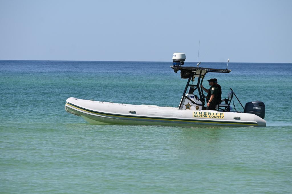 The Walton County Sheriff's Office is patrolling the waters after a trio of shark attacks on Friday. 