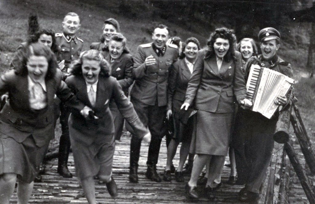 Nazis smiling