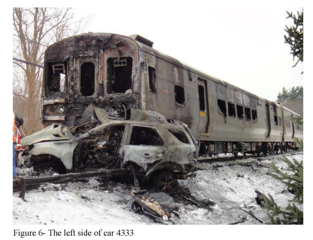 The train plowed into the SUV in 2015.