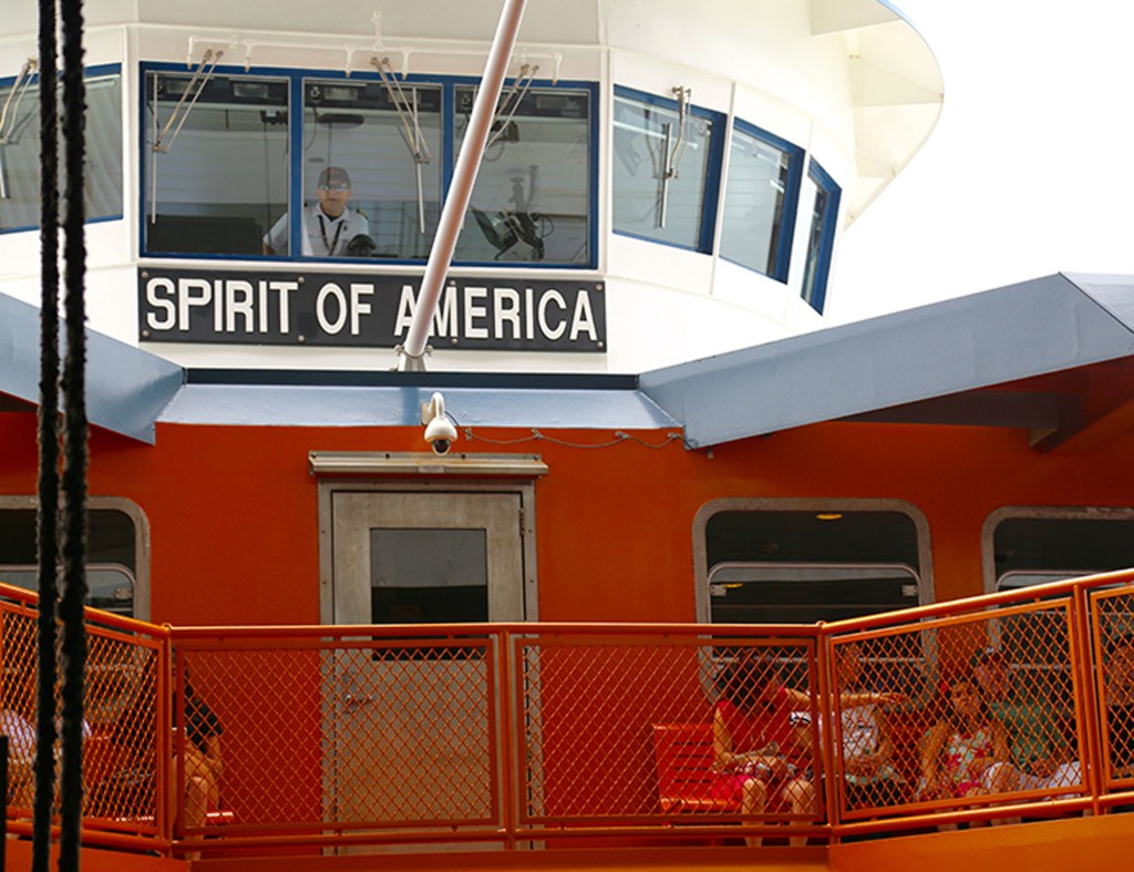 A photo of the Staten Island Ferryboat Spirit of America