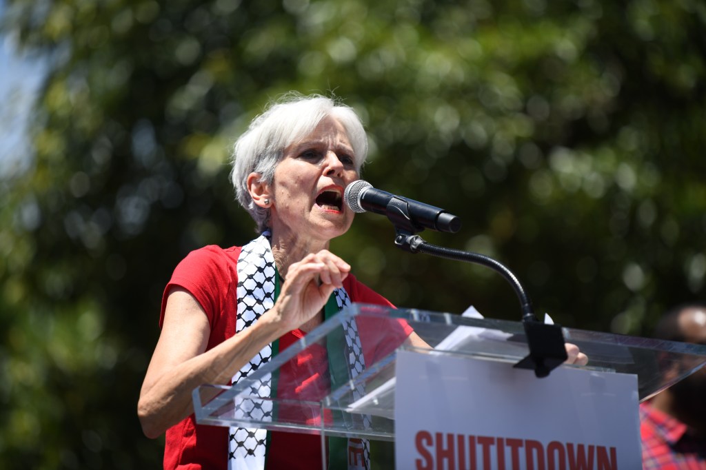 Green Party presidential candidate Jill Stein 