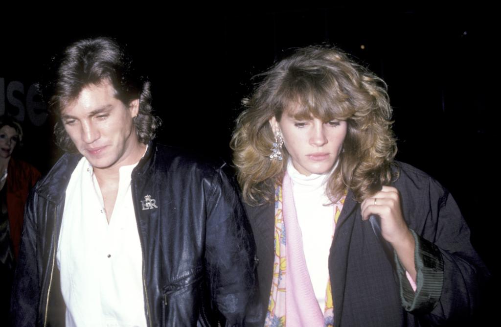 Eric and Julia Roberts in 1986