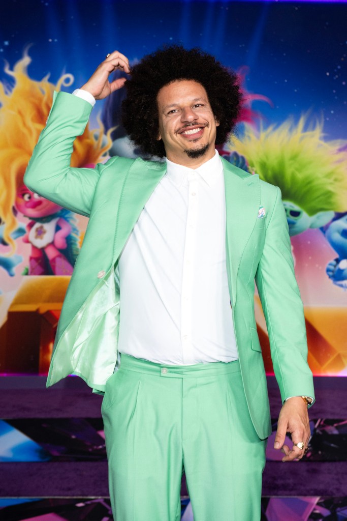 Eric Andre at the "Trolls: Band Together" premiere in LA