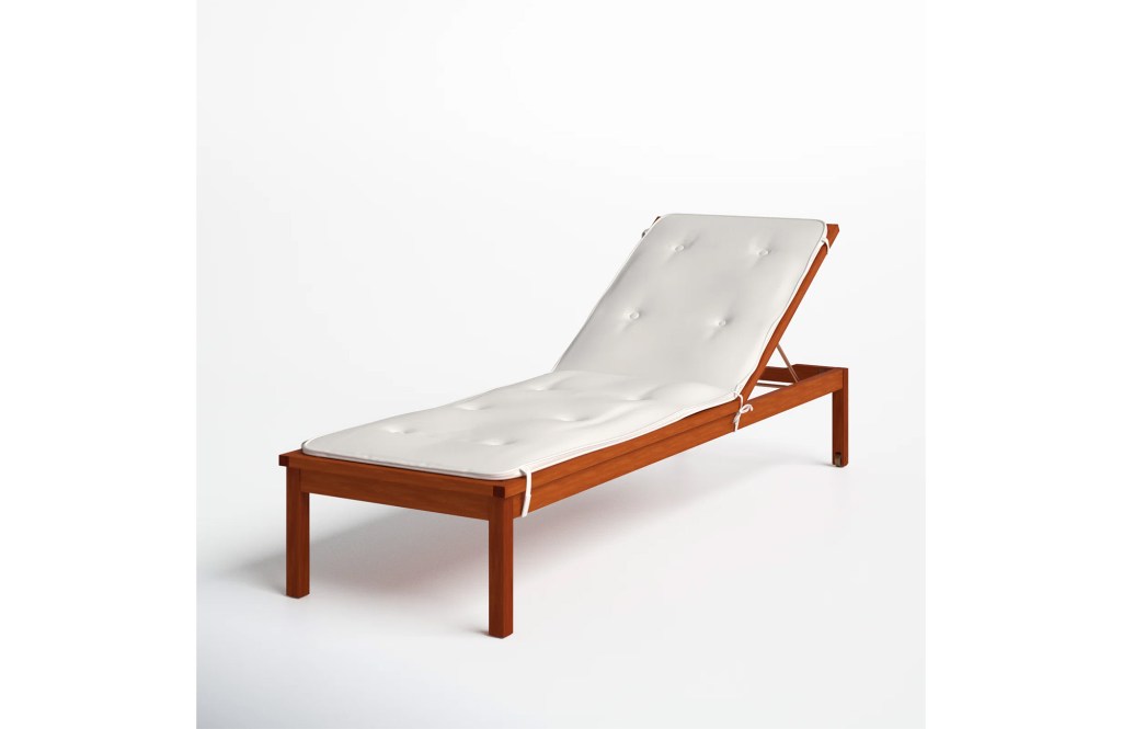 Beckton Outdoor Eucalyptus Chaise Lounge
