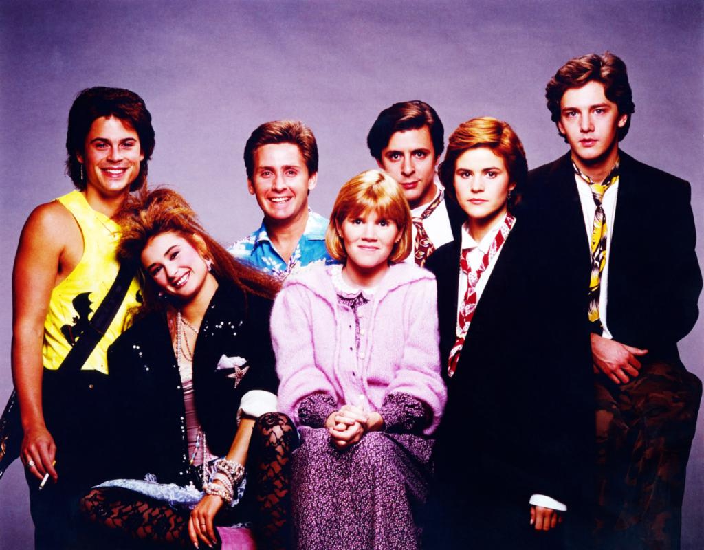 The cast of "St. Elmo's Fire."