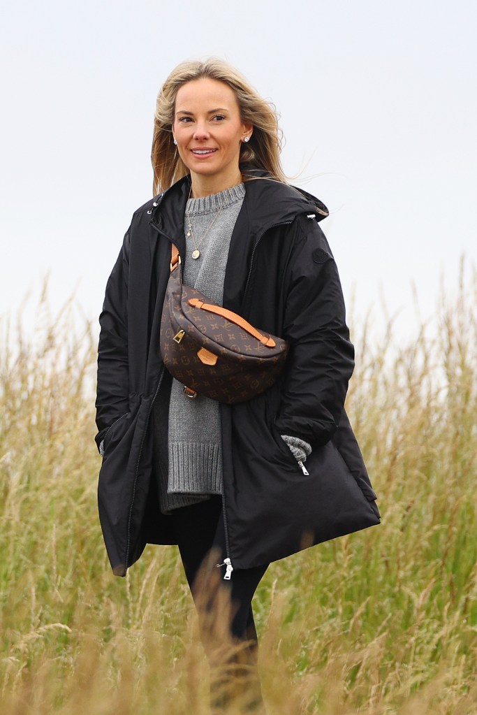 Erica Stoll walks on course during day one of the Genesis Scottish Open at The Renaissance Club on July 11, 2024 in North Berwick, Scotland.
