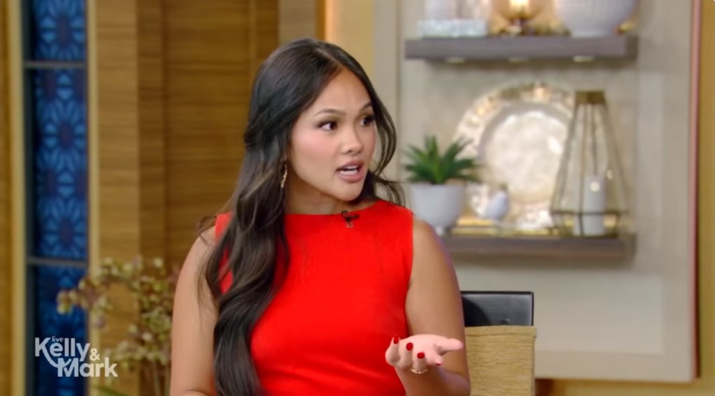 Tran replied: “I have a question: When did you meet your husband? … On TV, no?” referring to Ripa’s marriage to Mark Consuelos, whom she met on the set of the soap opera “All My Children.”