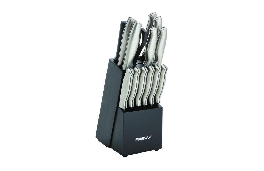 15-Piece High Carbon Stainless Steel Knife Block Set
