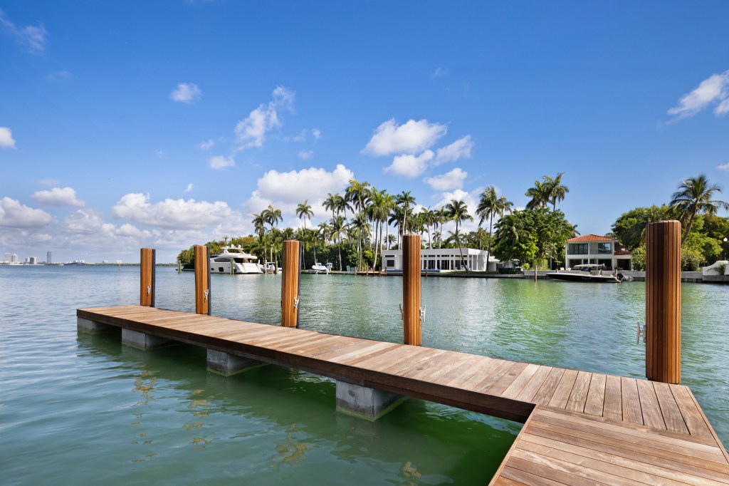 The L-shaped dock