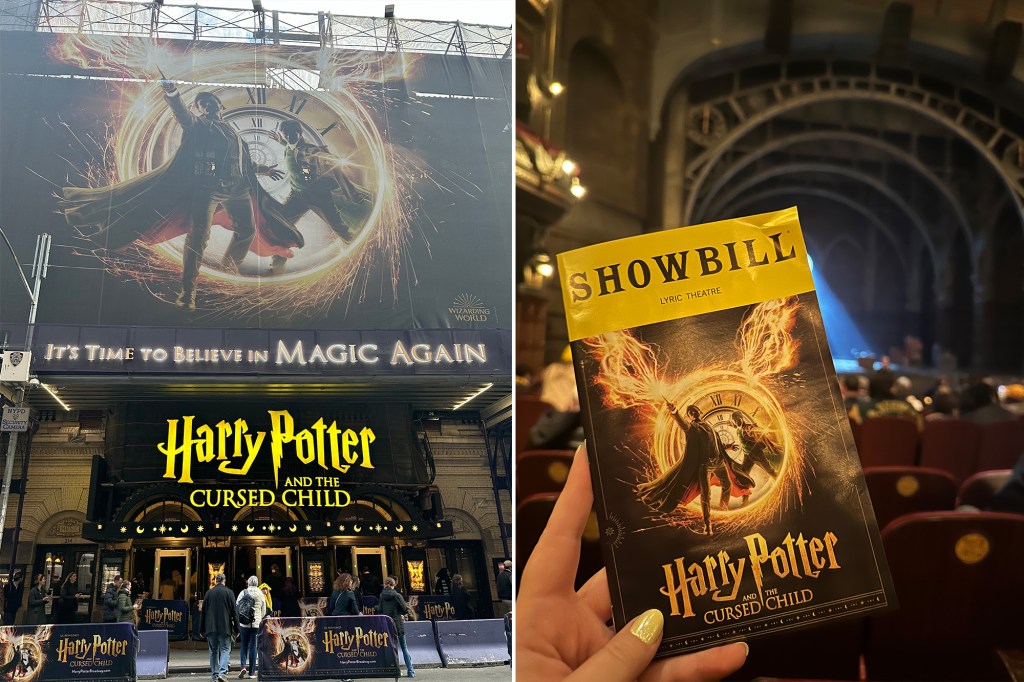 Movie poster and a book for Harry Potter