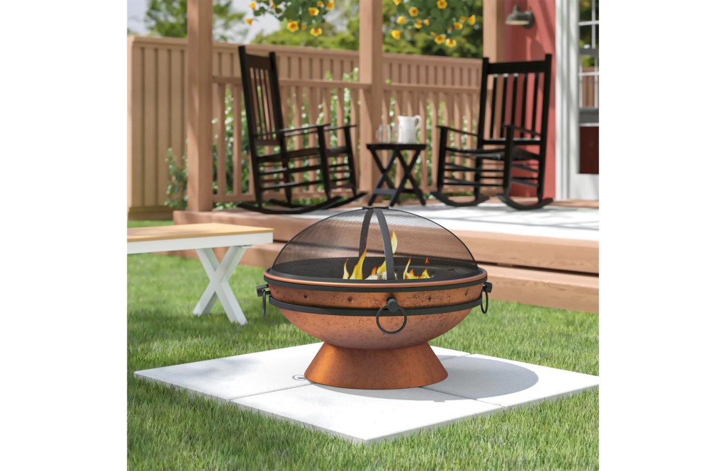 Hurst Steel Wood Burning Fire Pit
