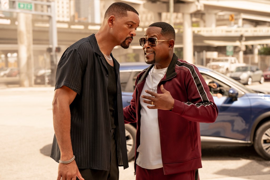 Will Smith, left, and Martin Lawrence in "Bad Boys: Ride or Die."