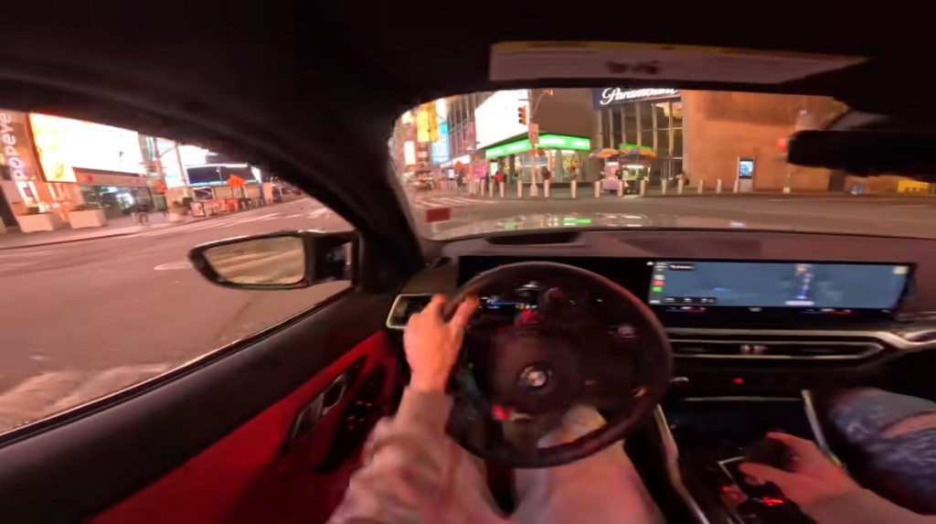 One video showed him performing dangerous drifts in the middle of Times Square.