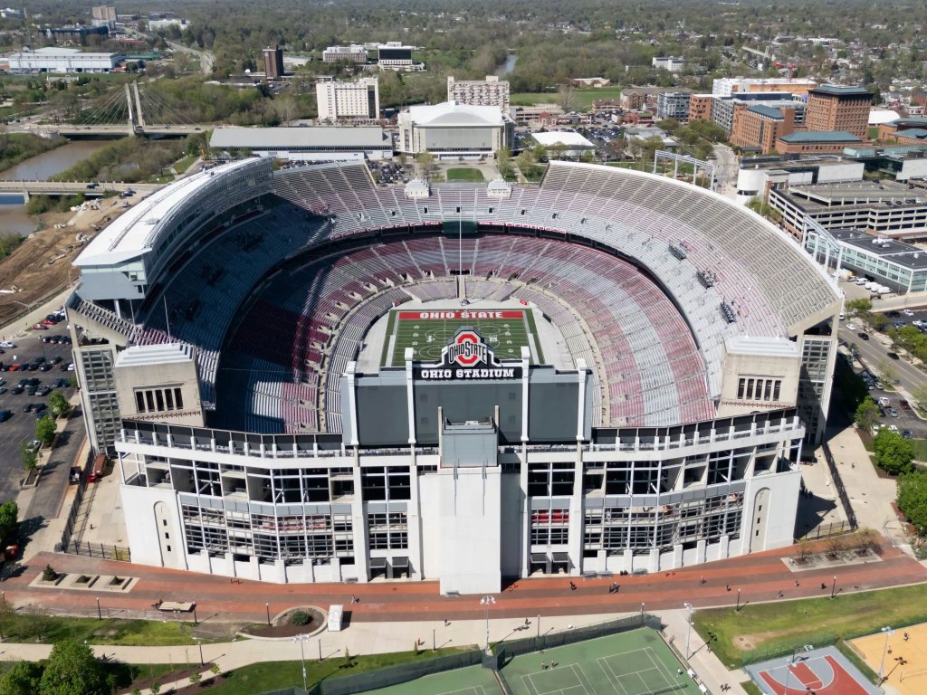 View of the Ohio Stadium.